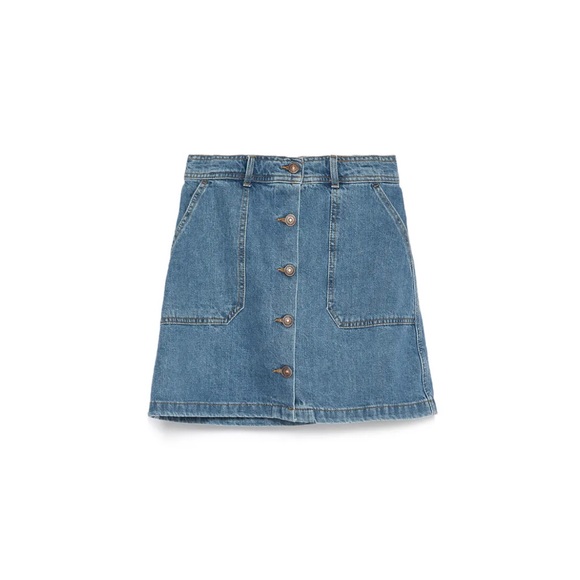 Zara Skirts Zara Denim Skirt Size S Poshmark